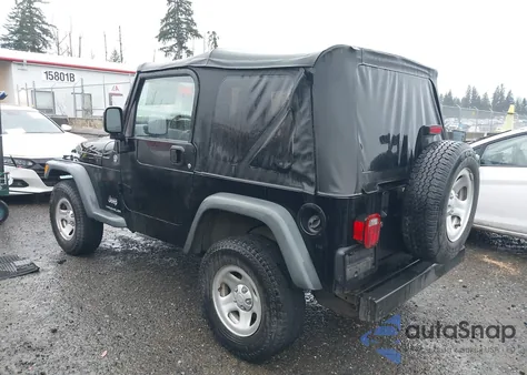 2006 Jeep Wrangler Se z USA, uszkodzony, nr VIN 1J4FA29196P763692